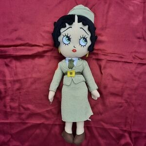 2010 Sugar Loaf  Betty Boop 16" Plush Doll 1940s ERA Military Armed Services